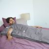 5.9x2.6FT Infrared Sauna Blanket for Home Sauna Bag Mat for Weight Loss Detox with Adjustable Temperature 1-60Mins Timer Remote Control