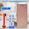 5.9x2.6FT Infrared Sauna Blanket for Home Sauna Bag Mat for Weight Loss Detox with Adjustable Temperature 1-60Mins Timer Remote Control